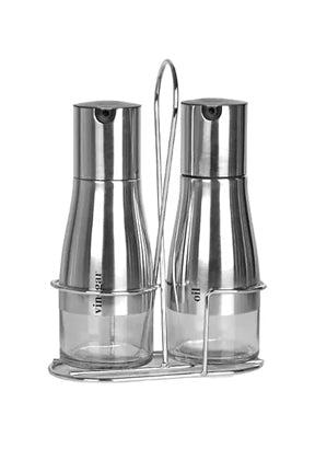 CH 2PCS OIL & VINEGAR SET - SILVER MABR
