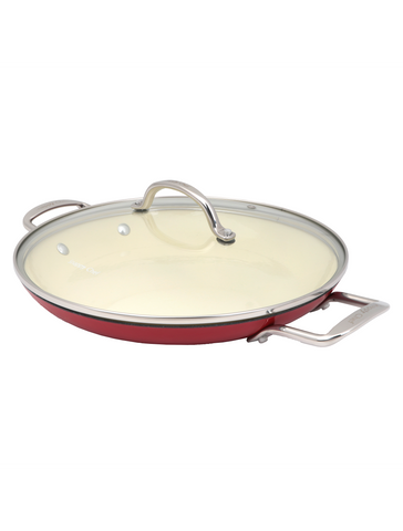 SNAPPY CHEF 30CM SUPERLIGHT CAST IRON ROUND GRIDDL SNAPPY CHEF
