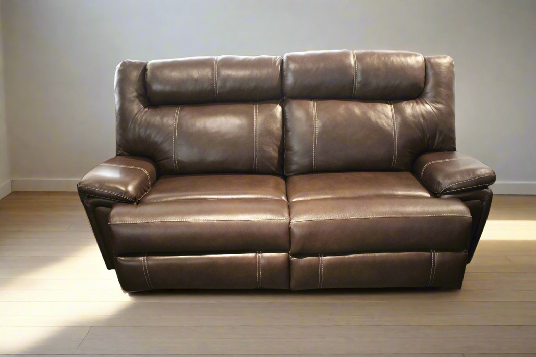 3 DIV MATERA COUCH FULL LEATHER CUMULUS BROWN EARTHLINE FURNITURE
