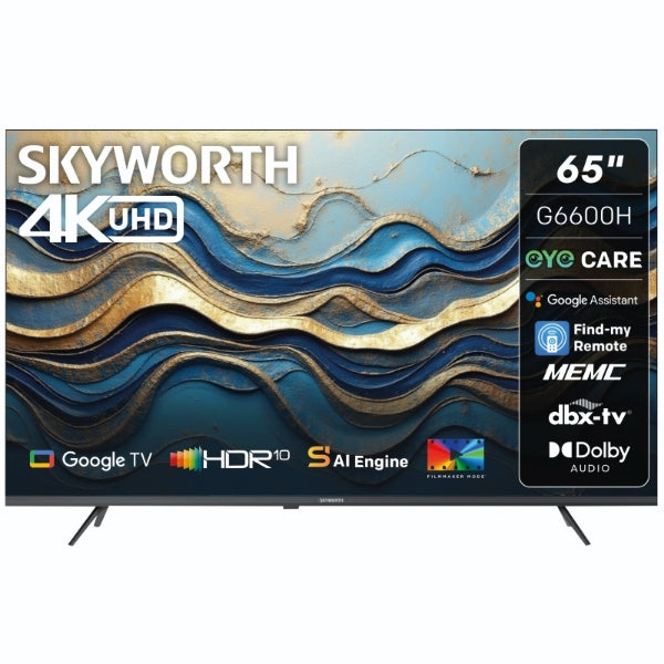 SKYWORTH 65" UHD SMART GOOGLE TV SKYW