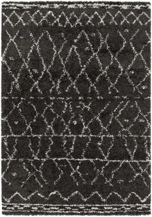GIPSY RUG 160X230 - BERBE DESIGN BLACK RUGS ORIGINAL