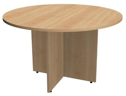 ELITE ROUND MEETING TABLE 1200MM ENTRAWOOD OFFICE FURNI