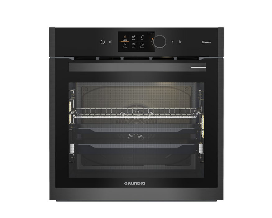 GRUNDIG 60CM OVEN SMARTAEROPRO DARK INOX DEFY
