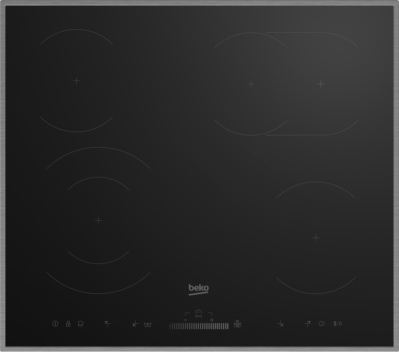 BEKO 60CM 4PL HOB VITROCERAMIC HOB BLACK DEFY