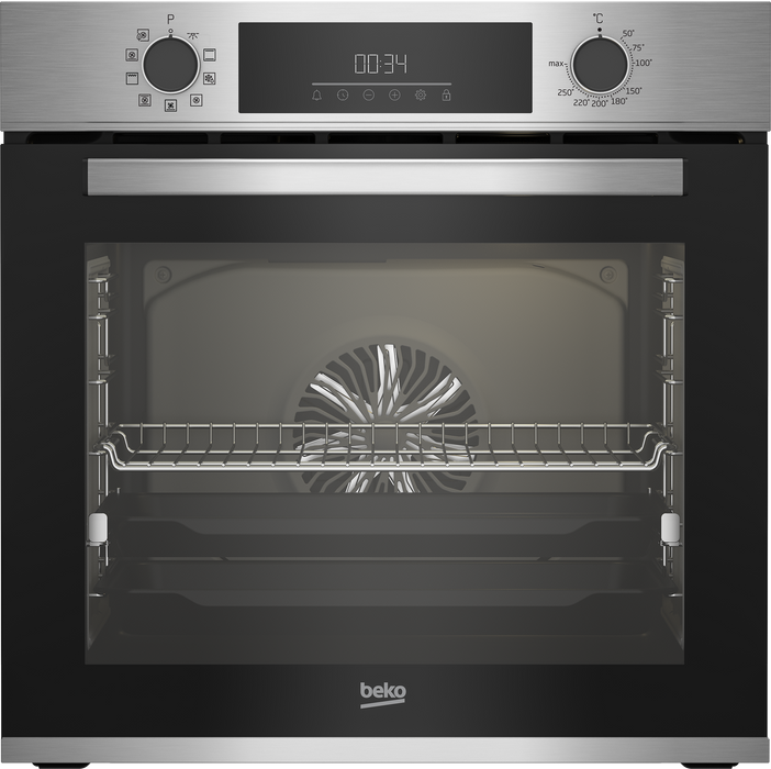 BEKO 60CM MULTIFUNCTION OVEN STAINLESS STEEL DEFY
