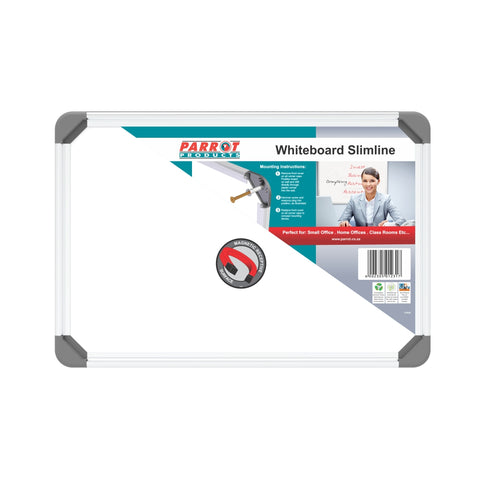 WHITEBOARD SLIMLINE MAGNETIC 300*450MM PARROT PRODUCTS