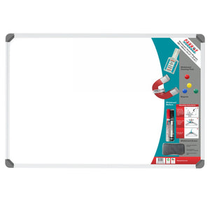 WHITEBOARD SLIMLINE MAGNETIC 900*600MM RETAIL PARROT PRODUCTS