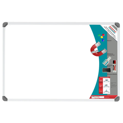 WHITEBOARD SLIMLINE MAGNETIC 1200*900MM RETAIL PARROT PRODUCTS