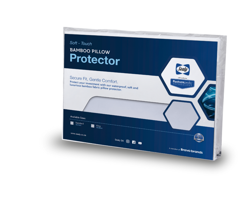 KING SIZE CLEAN PILLOW PROTECTOR SEALY