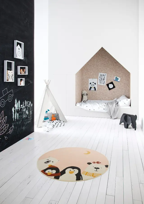 CANVAS KIDS ROUND RUG - FAMILY 120X120 RUGS ORIGINAL