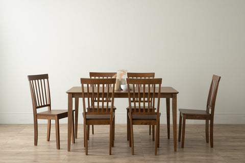 7 PCE CHARMANT DINING ROOM SUITE COCOA HINLIM FURNITURE