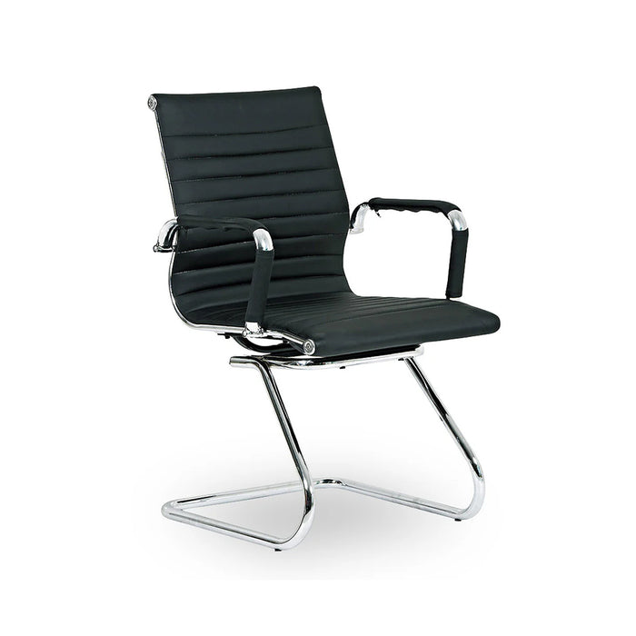 CORFU VISITORS CHAIR (BLACK) DESK & CHAIR