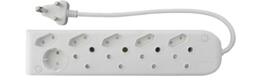 ELECTROSENSE 10 WAY MULTIPLUG 5x16A + 4x5A + ONE SCHUKO 2 PI BARK