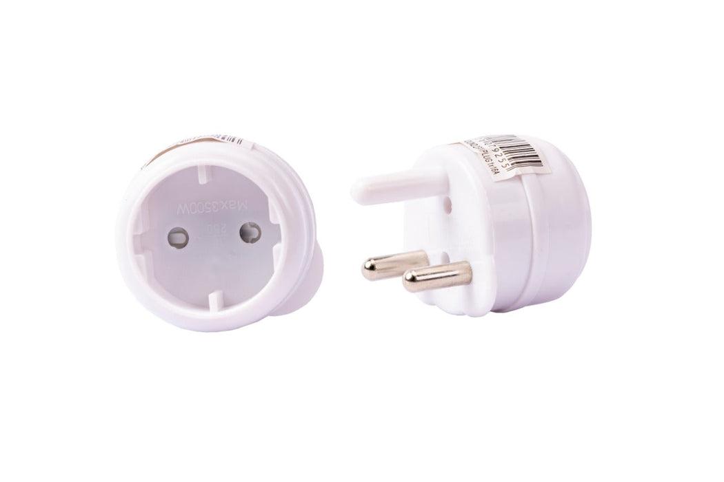 ELECTROSENSE SCHUKO ADAPTOR 1x 16AMP ROUND BARK