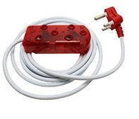 ELLIES 5M EXTENSION CABLE WITH S-BY-S COUPLER RED ELLIES