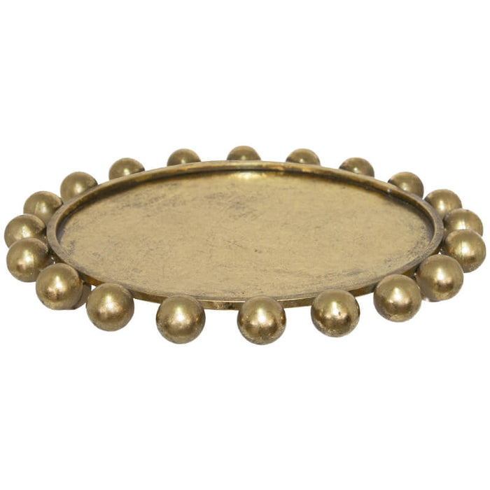 Bubble metal golden display stand ornament home decor
