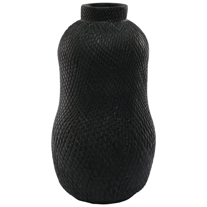 TARIM BLACK VASE 51X25CM TRAN