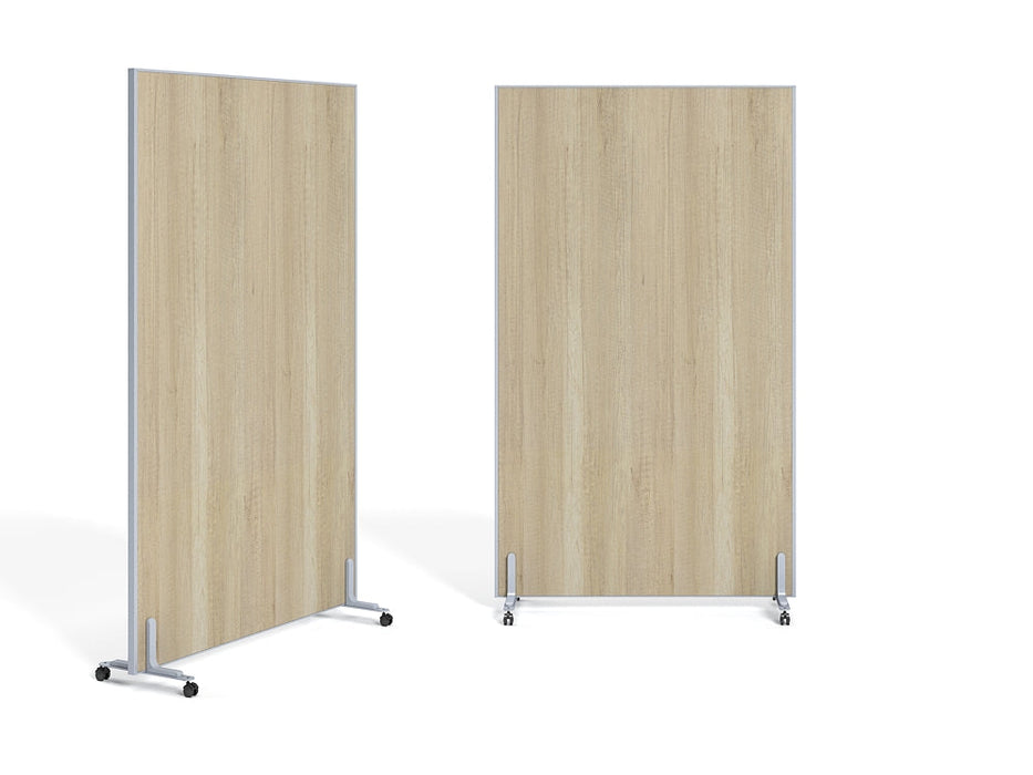 STL-P01-2 PARTITION FULL MELAMINE (SONOMA OAK) STEL