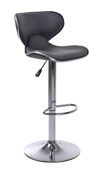 LINX FIJI BARSTOOL BLACK FABRIC CDEN