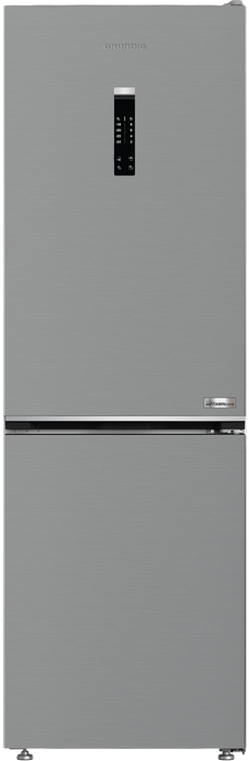 GRUNDIG 316L FRIDGE/ FREEZER PEARL STEEL DEFY