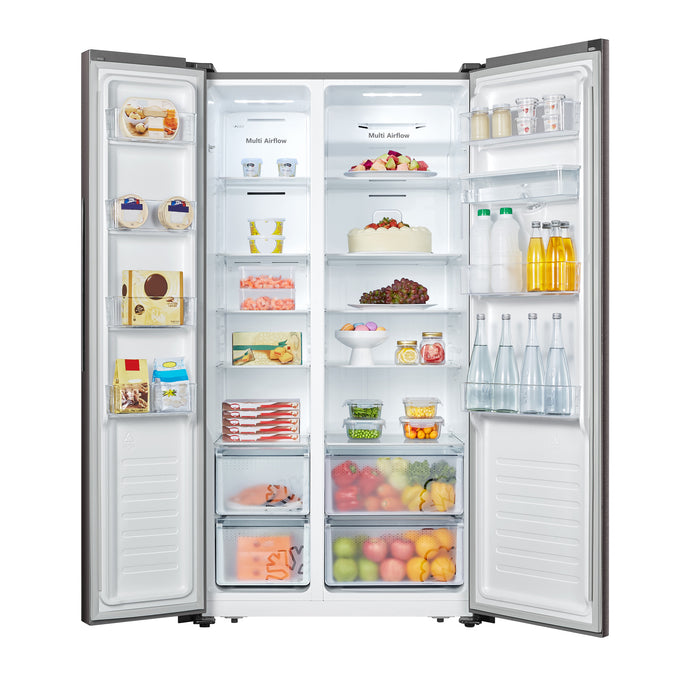 HISENSE 514L DELECTABLE S/B/S WHITE + 8L AIRFYER NAMIBIA AUDIO MECCA CC
