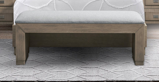 152CM HAYLEY BENCH - EUPHORIA MOON + R/BEIGE LINEAR CLASSICA