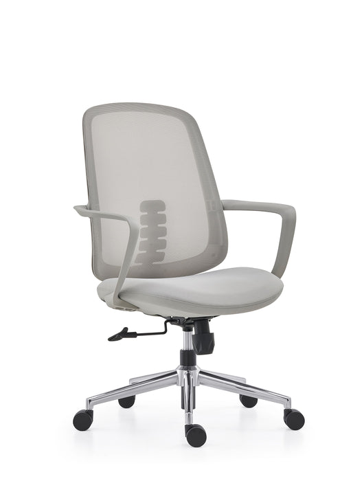 HT-284G MEDIUM BACK OFFICE CHAIR GREY STELLAR LIMITED