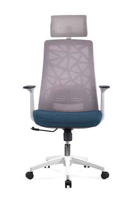 HT-9061AW HIGH BACK REV CHAIR WHITE FRAME STELLAR LIMITED