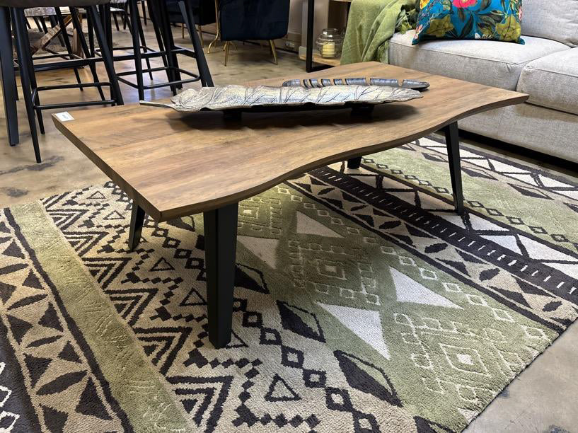 LUCA COFFEE TABLE - WOOD TOP