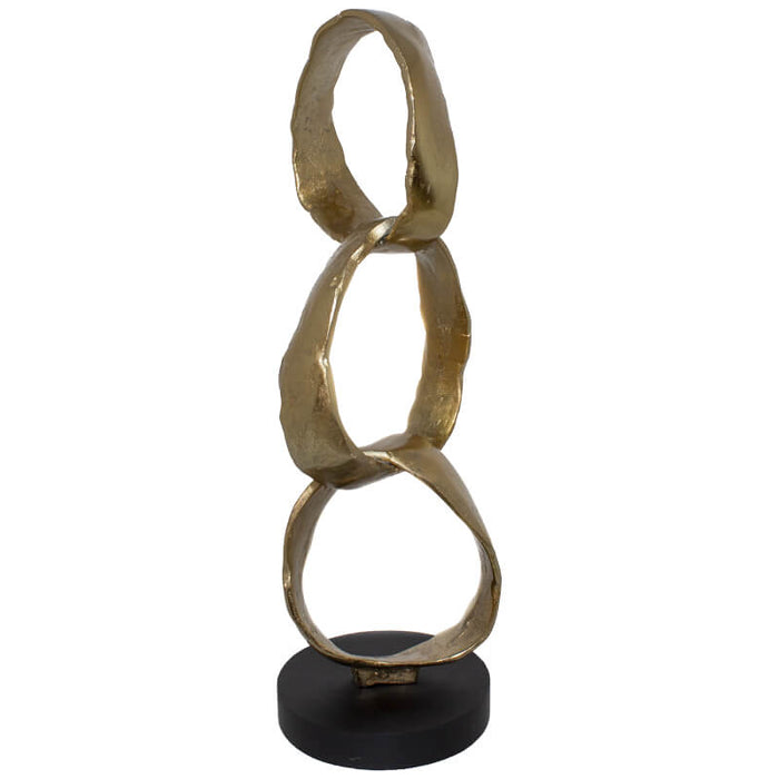 ALU OVAL CIL CIRCLES SCULPTURE 48 TRANS NATAL CUT GLASS