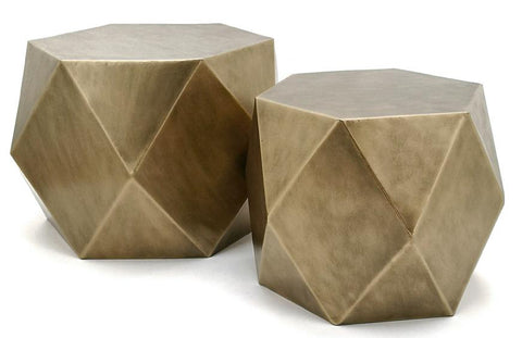 MAX SET OF 2 SIDE TABLES FOUR CORNERS
