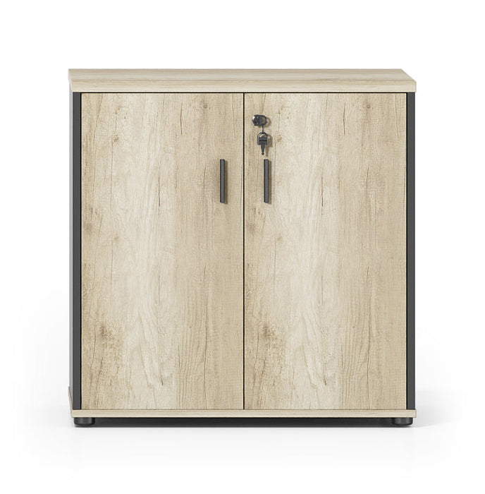OZ2529 SWING DOOR CABINET OAK/WHITE 800X400X800MM STELLAR LIMITED