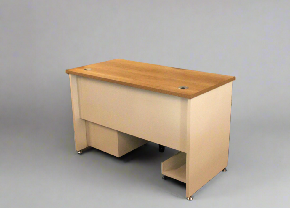 OZ-7002-12 OFFICE DESK (OAK/WHITE) STELLAR LIMITED