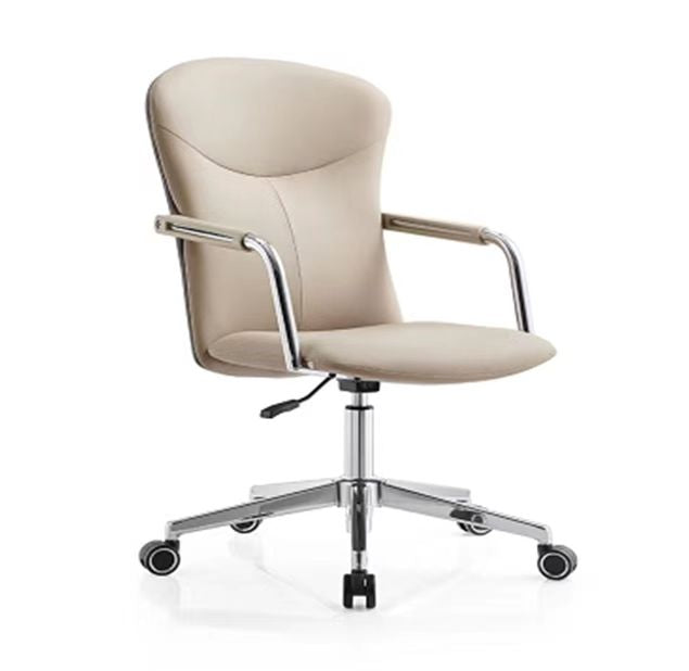 RF-2220B PU LEATHER MIDBACK CHAIR (BROWN) STELLAR LIMITED