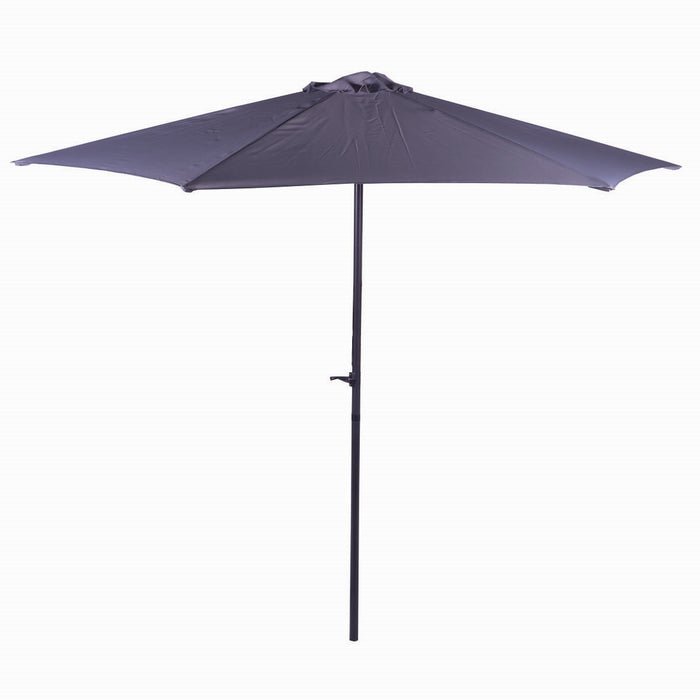 UMBRELLA PARASOL 2.7M (L GREY) & BASE (SPF-PBASE13