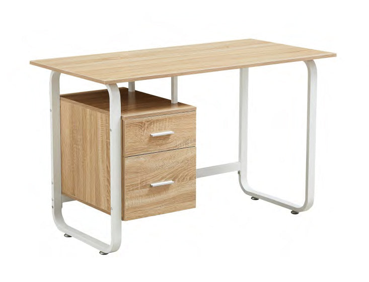 SG-038 OFFICE DESK (OAK/WHITE) 1.2M