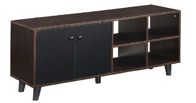 SG-120 CABINET (BROWN OAK/BLACK) 1200X400X500MM