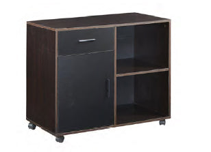 SG-122 CABINET (BROWN OAK/ BLACK) 800X400X700MM