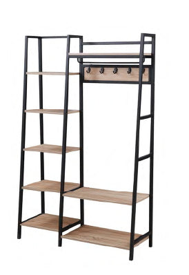 SG-255 STORAGE RACK (OAK/GREY) 120X40X170CM