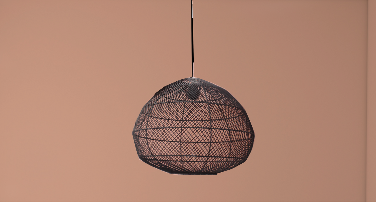 SHALLOT PENDANT - BLACK NOLDEN BROTHERS WOODEN