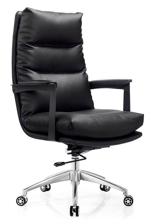 SP-951A HIGHBACK OFFICE CHAIR (BLACK PU) STELLAR LIMITED