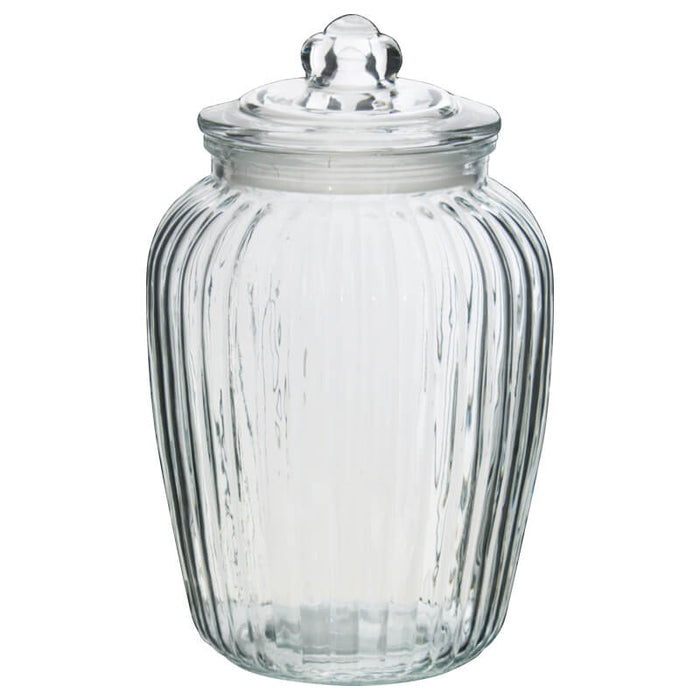 COOKIE JAR 23.7X15CM 2000ML TRANS NATAL CUT GLASS
