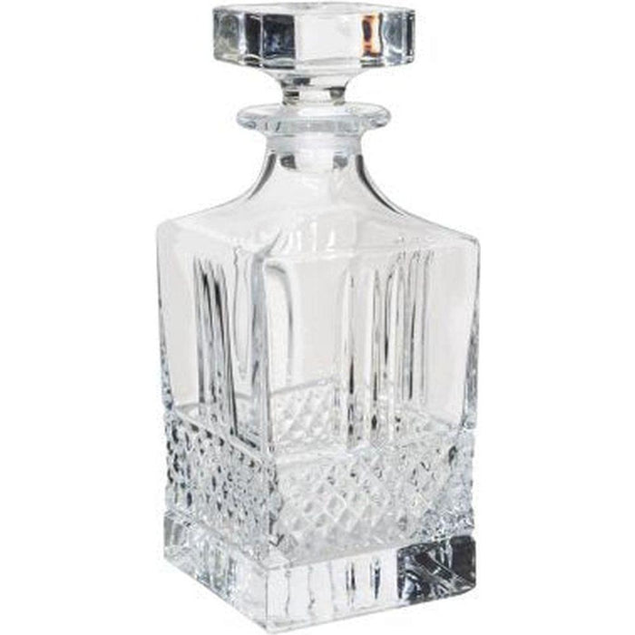 WHISKEY 2GLASS + DECANTER GIFT BOX TRANS NATAL CUT GLASS