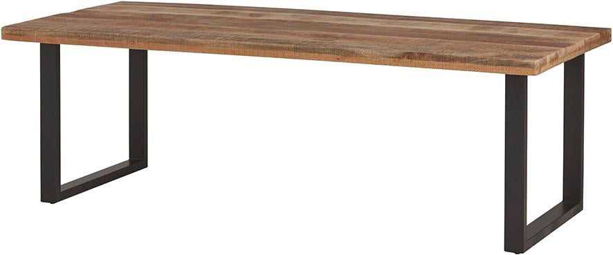 YARA DINING ROOM TABLE 2200 MANGO W/METAL LEGS