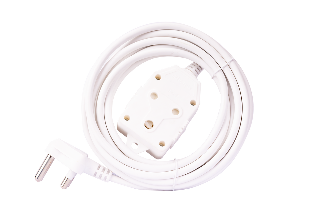 ELECTROSENSE 5M EXTENSION WITH SIDE BY SIDE 2x 16A DOUBLE CO BARK