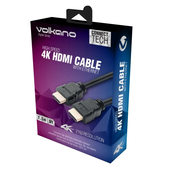 VOLKANO DIGITAL SERIES 4K HDMI CABLE 1.5METER ROBIATI DISTRIBUTION C