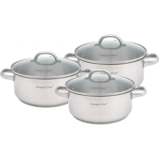 SNAPPY CHEF 6PC BUDGET POT SET