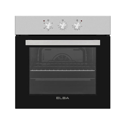 ELBA 60CM MULTIFUNCTION ELECTRIC OVEN BLACK GLASS ELBA