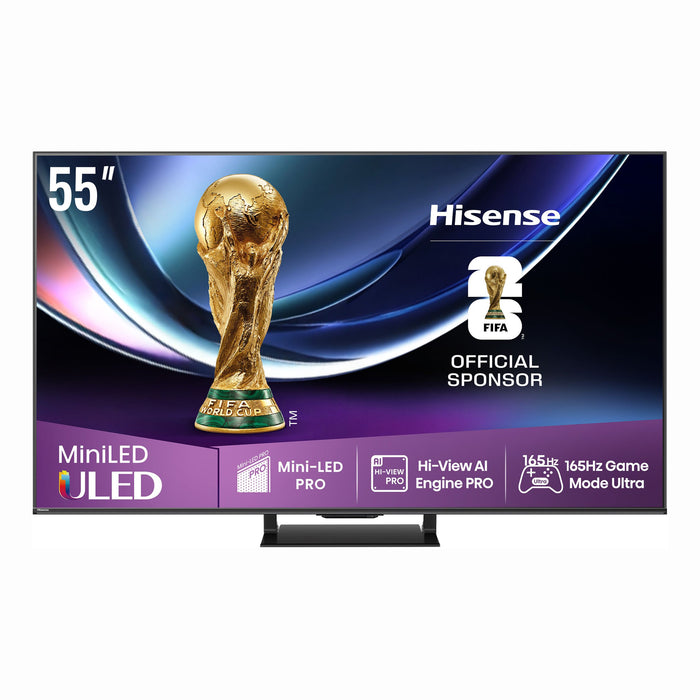 HISENSE 55" U7Q MINI LED ULED 165HZ 4K SMART TV HISE