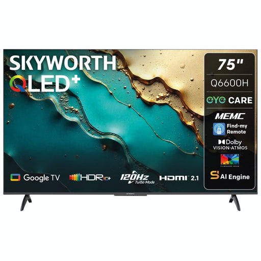 SKYWORTH 75" QLED 4KGOOGLE TV SKYW